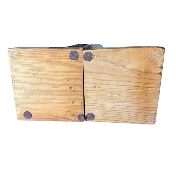 Vintage MCM Bookends Solid Wood Owl Design 1970’s - Picture 8 of 8